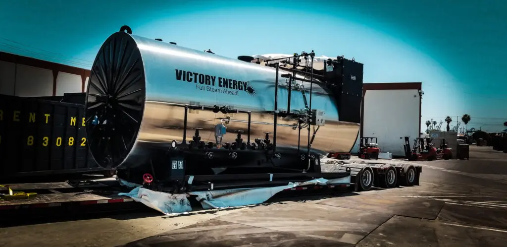 Taking delivery of a Victory Energy Frontier Series Firetube Boiler
